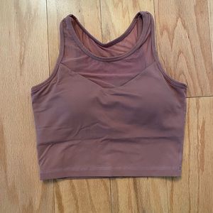 Senita Athletics Mesh Crop Tank